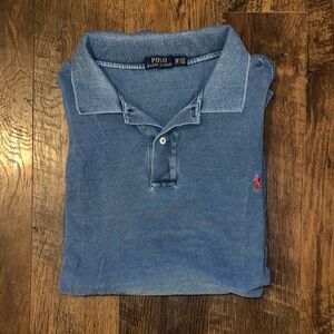 Polo by Ralph Lauren Men's Classic Blue Polo Shirt